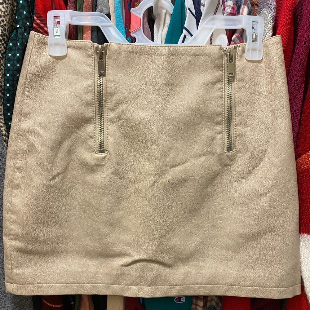 Forever 21 leather mini skirt